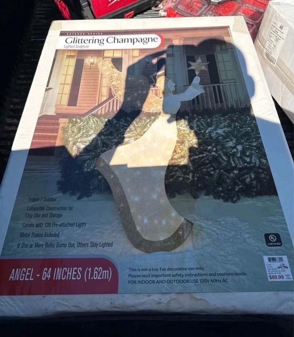 Old time pottery angel sculpture
